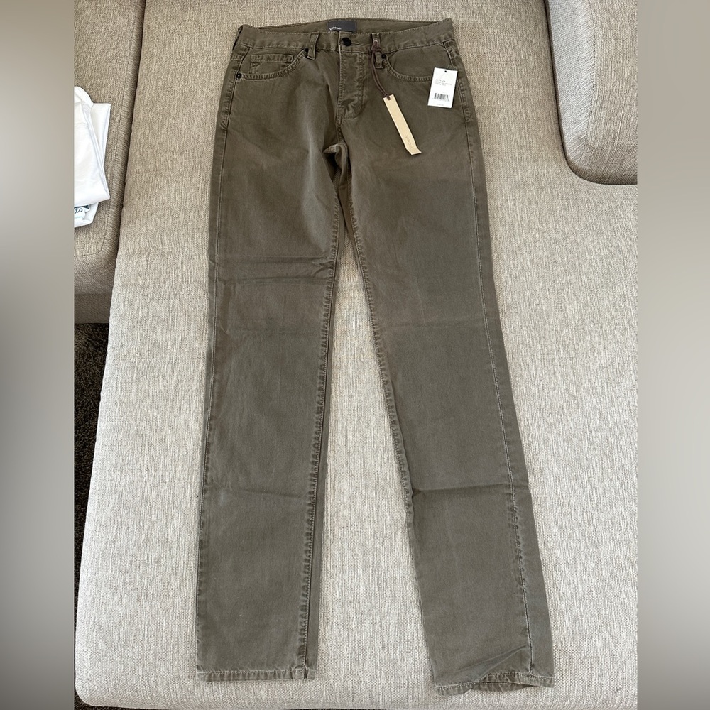 Brand New Vince 5 Pocket Pants Sage size 28 MSRP $195